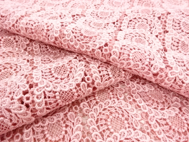  レース花模様ショール